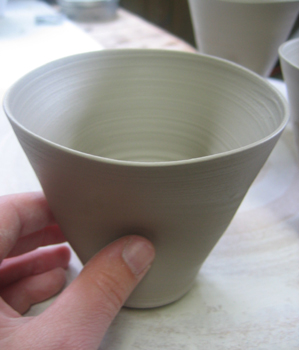 Steg 3 i fr�n lera till kopp