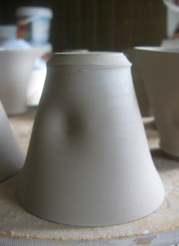 Steg 4 i fr�n lera till kopp